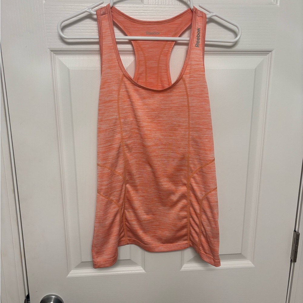 Reebok Women's Vibrant Light Coral Tank Top. Small